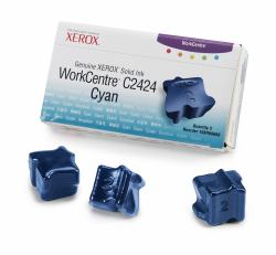 Xerox Solid Ink Ciano originale per WorkCentre C2424 [3 stick] 