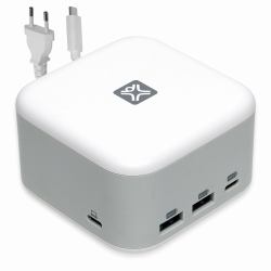 XtremeMac XWH-XCP-03 replicatore di porte e docking station per laptop Cablato USB 3.2 Gen 1 [3.1 Gen 1] Type-C Bianco 