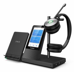 Yealink WH66 Dual UC Auricolare Wireless A Padiglione Ufficio USB tipo A Bluetooth Base di ricarica Nero 
