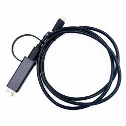 Yealink 330000008024 cavo e adattatore video 1,2 m HDMI tipo A [Standard] USB tipo-C Nero 