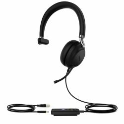 Yealink UH38 Mono Teams Auricolare Con cavo e senza cavo A Padiglione Ufficio Bluetooth Nero 