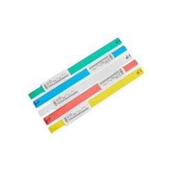 Zebra Z-Band UltraSoft Blu, Bianco Braccialetti da ospedale 