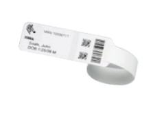 Zebra 10035439K cinturino da polso Bianco Braccialetti da ospedale 