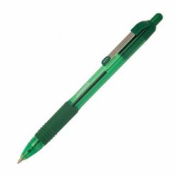 Zebra Pen Z-Grip Smooth Verde Penna a sfera retrattile a clip 