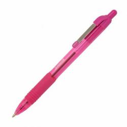 Zebra Pen Z-Grip Smooth Rosa Penna a sfera retrattile a clip 