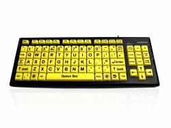 Accuratus Monster 2 tastiera Universale USB QWERTY Inglese UK Nero, Giallo  - Versione UK