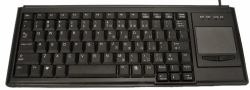 Accuratus KYB500-K82B tastiera Universale USB QWERTY Inglese Nero  - Versione UK