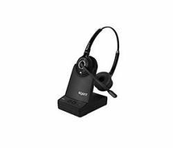 Agent AW60 Binaural Auricolare Wireless A Padiglione Ufficio Nero 