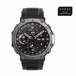 Amazfit T-Rex 3 3,81 cm [1.5"] AMOLED 48.5 mm Digitale 480 x 480 Pixel Touch screen Nero Wi-Fi GPS [satellitare] 
