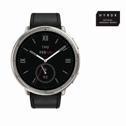 Amazfit Active 2 Round Premium secondo cinturino rosso in silicone Vetro zaffiro con display AMOLED Pagamento contactless Durata della batteria fino a 10 giorni 5 sistemi satellitari & mappe offline 