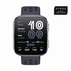Amazfit Bip 6 Black 5 cm [1.97"] AMOLED Digitale 390 x 450 Pixel Touch screen Nero GPS [satellitare] 