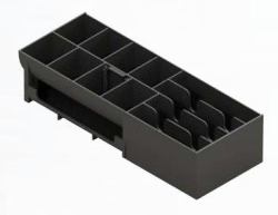 apg Solutions 20266PAC vassoio per cassa ABS sintetico Nero 