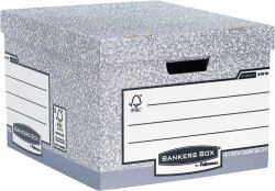 Fellowes R-Kive System Large Storage Box scatola per la conservazione di documenti Grigio 