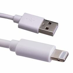 Cablenet 2m USB 2.0 Type A Male - Lightning MFI 8Pin Male Cable White Bianco 