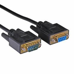 Cablenet 32-0389 cavo seriale Nero 10 m D9 