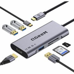 Cablenet 40-4107 replicatore di porte e docking station per laptop Cablato USB 3.2 Gen 2 [3.1 Gen 2] Type-C Argento 