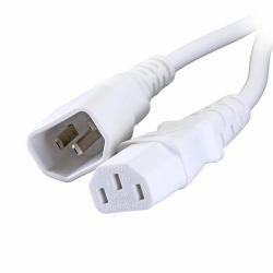 Cablenet 42-2721 cavo di alimentazione Bianco 1 m Accoppiatore C14 Accoppiatore C13 