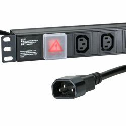 Cablenet IEC12VC14 unità di distribuzione dell'energia [PDU] 12 presa[e] AC 0U Nero 