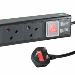 Cablenet PDU6H unità di distribuzione dell'energia [PDU] 6 presa[e] AC 1U Nero 