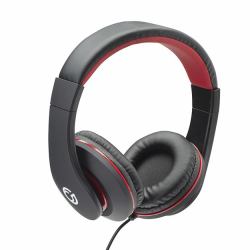 connektgear 24-1530 cuffia e auricolare Cablato A Padiglione Ufficio Nero, Rosso 