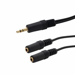 connektgear Computer Gear 26-0002 cavo splitter o combinatori Splitter per cavo Nero 