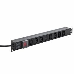 connektgear 27-8030/IEC/RM unità di distribuzione dell'energia [PDU] 8 presa[e] AC 1U Nero 