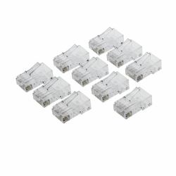 connektgear 31-2001 cavo di collegamento RJ45 Trasparente, Bianco 