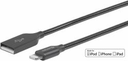 eSTUFF ES601065 cavo Lightning 0,5 m Grigio 