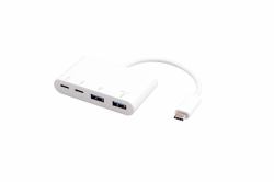 eSTUFF ES625002 hub di interfaccia USB 3.2 Gen 1 [3.1 Gen 1] Type-C 10000 Mbit/s Bianco 