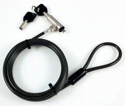 eSTUFF GLB220103 cavo di sicurezza Nero 1,8 m 