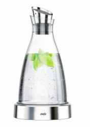 EMSA 505219 caraffa, brocca e bottiglia 1 L Acciaio inox, Trasparente 