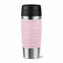 EMSA Travel Mug Waves 36 ml Rosa, Acciaio inox 