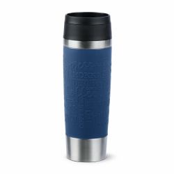 EMSA Travel Mug Classic N2022100 tazza da viaggio 500 ml Nero, Blu, Acciaio inox Acciaio inox 