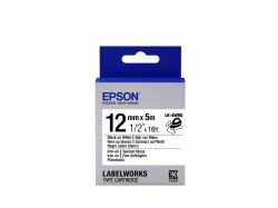 epson consumer et Epson Nastro fondo Bianco per testo Nero, Iron On 12/5 LK-4WBQ 
