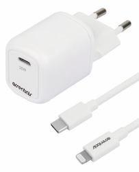 Essentials 1110019 Caricabatterie per dispositivi mobili Universale Bianco AC Ricarica rapida Interno 