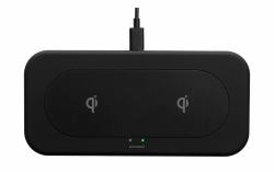 Essentials 1110141 Caricabatterie per dispositivi mobili Smartphone Nero USB Carica wireless Interno 