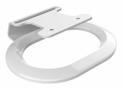 Flexson FLXE300DS1011 supporto da parete per casse acustiche Scrivania Acrilonitrile butadiene stirene [ABS], Acciaio inox Bianco 