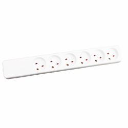 Garbot Z66000108-PA01 prolunghe e multiple 6 presa[e] AC Interno Bianco 