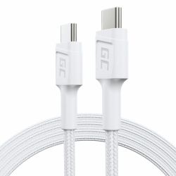 Green Cell KABGC30W cavo USB USB 3.2 Gen 1 [3.1 Gen 1] 1,2 m USB C 0,48 Gbit/s 60 W Bianco 