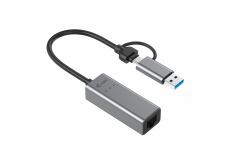 i-tec Metal USB-C/USB-A 2.5Gbps Ethernet Adapter 