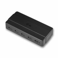 i-tec U3HUB742 hub di interfaccia USB 3.2 Gen 1 [3.1 Gen 1] Type-B 5000 Mbit/s Nero 