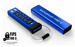 iStorage datAshur PRO+C unità flash USB 32 GB USB tipo-C 3.2 Gen 1 [3.1 Gen 1] Blu 