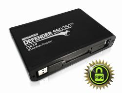 iStorage Kanguru DEFENDER SSD350 2 TB Micro-USB B 3.2 Gen 1 [3.1 Gen 1] Nero 