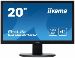 iiyama ProLite E2083HSD-B1 Monitor PC 49,5 cm [19.5"] 1600 x 900 Pixel HD+ LED Nero 