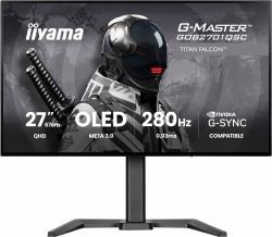 iiyama G-MASTER GOB2701QSC-B1 Monitor PC 68,6 cm [27"] 2560 x 1440 Pixel 2K Ultra HD OLED Nero 