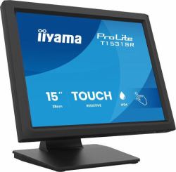 iiyama ProLite T1531SR-B2S Monitor PC 38,1 cm [15"] 1024 x 768 Pixel XGA Touch screen Da tavolo Nero 