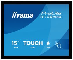 iiyama ProLite TF1534MC-B8X Monitor PC 38,1 cm [15"] 1024 x 768 Pixel XGA LED Touch screen Nero 