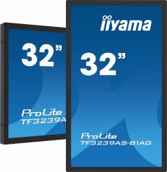 iiyama TF3239AS-B1AG Monitor PC 80 cm [31.5"] 1920 x 1080 Pixel Full HD LED Touch screen Nero 
