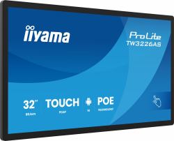 iiyama TW3226AS-B3P visualizzatore di messaggi Design chiosco 80 cm [31.5"] LED Wi-Fi 430 cd/m² Full HD Nero Touch screen Processore integrato Android 24/7 