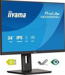 iiyama ProLite XB2495WSU-B1 Monitor PC 61,2 cm [24.1"] 1920 x 1200 Pixel WUXGA LCD Nero 